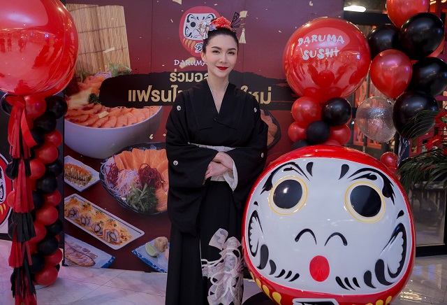 เพชร - กฤชฐารวี  พิจิตรพงศ์ชัย ลุยธุรกิจร้านอาหารญี่ปุ่น “Daruma Sushi” บุฟเฟ่ต์อาหารญี่ปุ่นที่ทัชใจลูกค้า