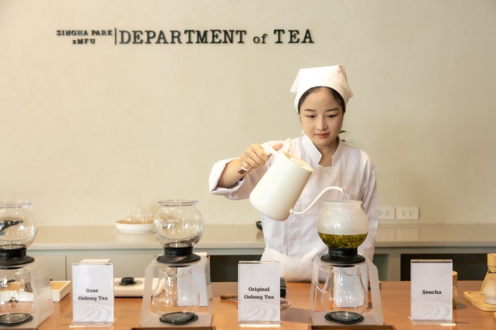 สิงห์ปาร์ค เชียงราย ร่วมกับ แม่ฟ้าหลวง เปิด “Department of Tea” พัฒนาชาท้องถิ่นสู่ชาไทยระดับพรีเมี่ยม
