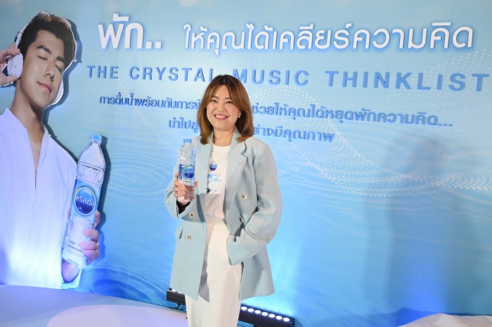 คริสตัล ยกระดับตลาดน้ำดื่ม เปิดแคมเปญ “พัก…ให้คุณได้เคลียร์ความคิด” ให้คนไทยคิดอย่างมีคุณภาพ