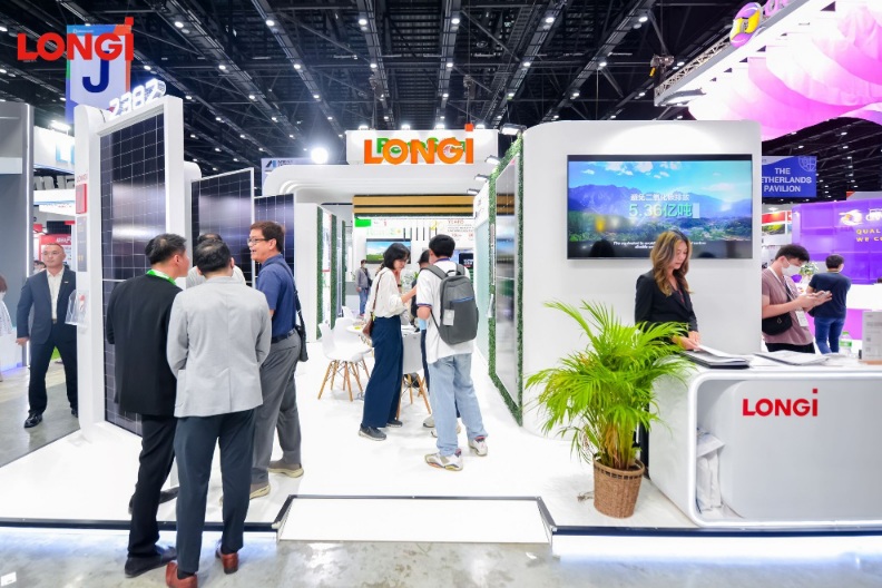 LONGi เผยโฉมนวัตกรรมโมดูลโซลาร์เซลล์ทรงประสิทธิภาพ ภายในงาน ASEAN Sustainable Week 2023