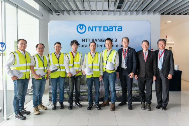 บี.กริม เพาเวอร์ ร่วมแสดงความยินดีกับ NTT Global Data Centers (Thailand) ในพิธีเปิดการก่อสร้างอาคารดาต้าเซ็นเตอร์แห่งที่ 3 ในไทย