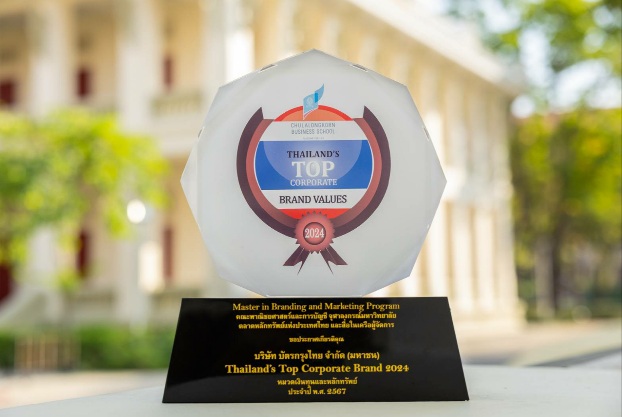 เคทีซีคว้ารางวัล Thailand’s Top Corporate Brand Value 2024 เป็นปีที่ 6
