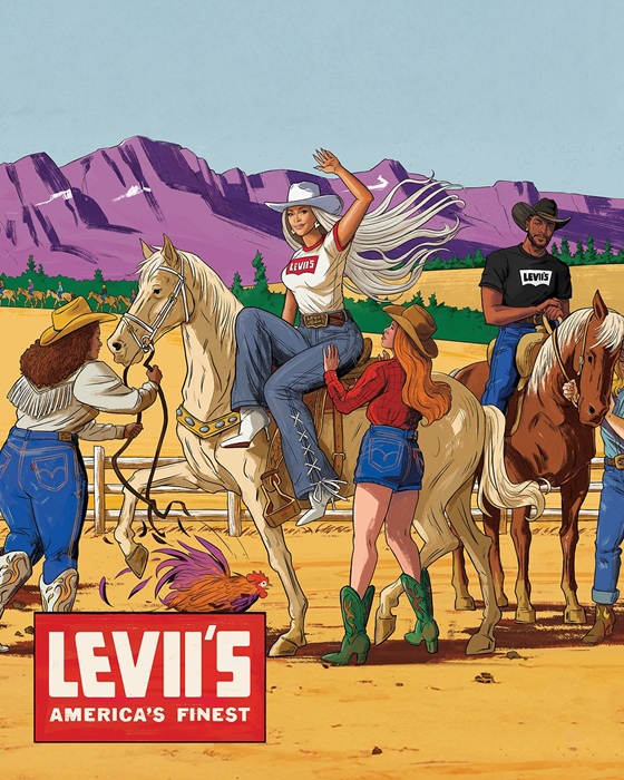 Levi’s® จับมือ Beyoncé เปิดตัวคอลเลกชัน BEYONCÉ X LEVI’S® Tees ผลงานคอลแลบระดับโลก
