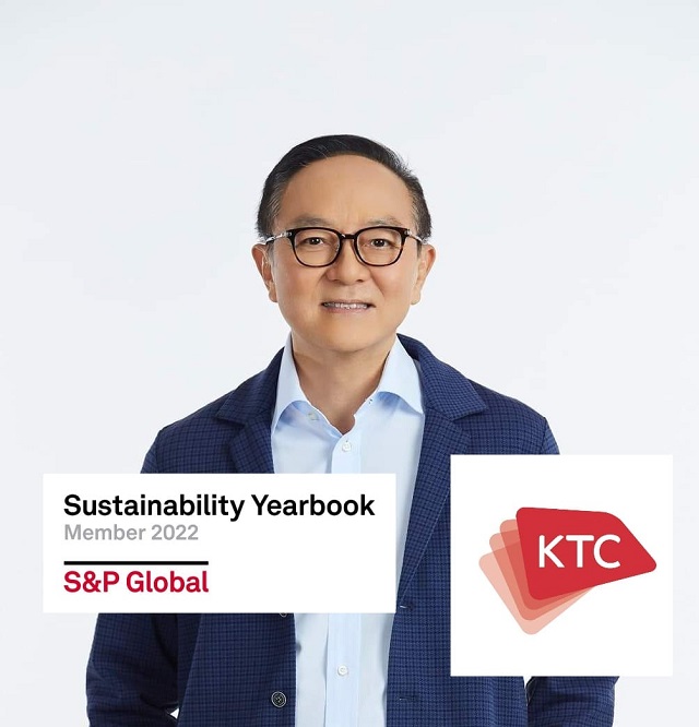 เคทีซีขึ้นทำเนียบ The Sustainability Yearbook 2022 จาก S&P Global ผู้นำธุรกิจการเงินที่ยั่งยืน