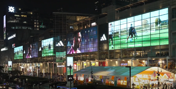 อาดิดาสยึดจอ Digital Billboard ทั่วกรุงเทพ ส่งต่อแรงบันดาลใจจากเหล่านักกีฬาระดับโลก