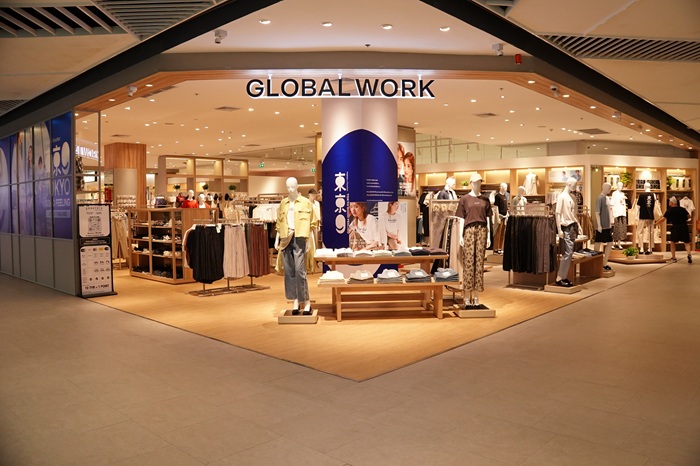 GLOBAL WORK แบรนด์แฟชั่นสัญชาติญี่ปุ่น เปิดตัวในไทย ประเดิมสาขาแรกในเอเชียตะวันออกเฉียงใต้