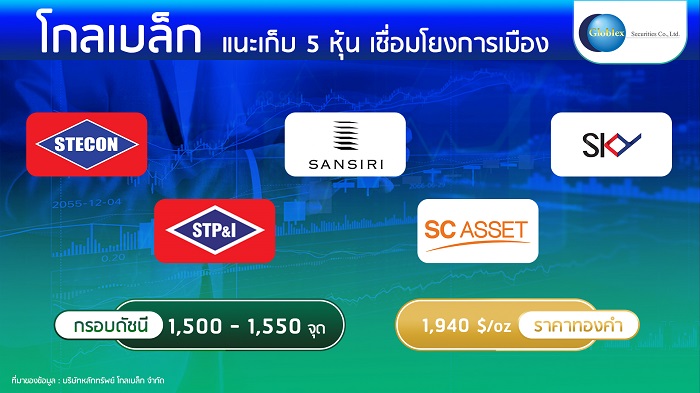 “โกลเบล็ก” แนะเก็บ 5 หุ้นเชื่อมโยงการเมือง