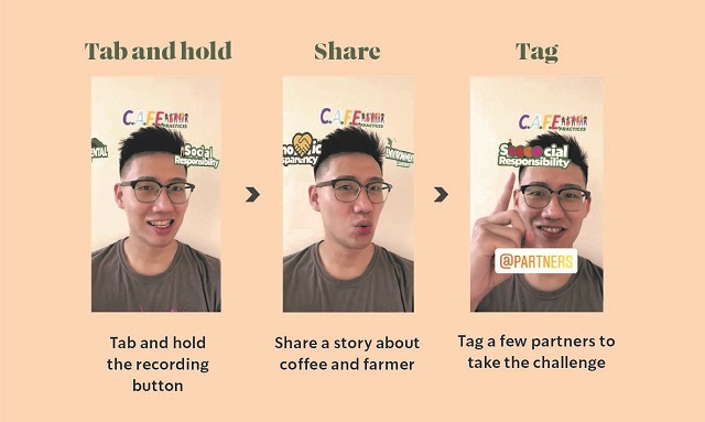 สตาร์บัคส์ ชวนพาร์ทเนอร์และลูกค้าร่วมรณรงค์การดื่มกาแฟแบบยั่งยืน ผ่านฟิลเตอร์และสติ๊กเกอร์กาแฟบน Instagram