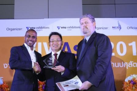 ผู้บริหารเครือเบทาโกรรับรางวัล VIV Asian Meat Personality Award 2013