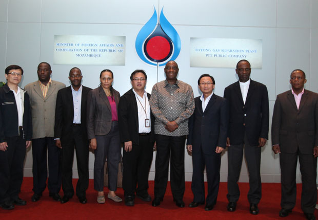 ฯพณฯ นายโอลเดมิโร บาลอย รัฐมนตรีว่าการกระทรวงการต่างประเทศและความร่วมมือ  แห่งสาธารณรัฐโมซัมบิก เยี่ยมชมกิจการ กลุ่ม ปตท.