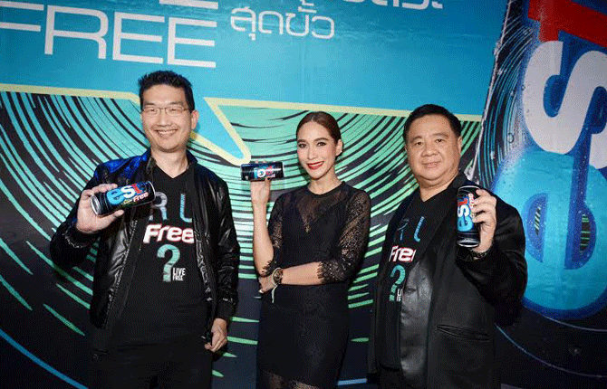 เอส จัดงานเปิดตัว “เอส ฟรี” เครื่องดื่มปราศจากน้ำตาลไร้แคลอรี่