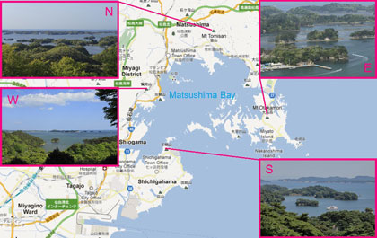The three most scenic sports of Japan (1): Matsushima