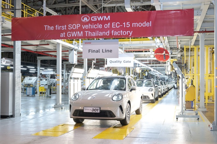 GWM เปิดสายการผลิต ORA 5 อย่างเป็นทางการ ณ โรงงาน GWM Smart Factory ในประเทศไทย
