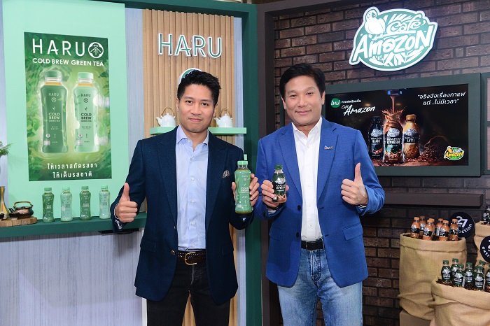 “บุญรอดฯ- OR” เขย่าตลาดเครื่องดื่ม เปิดตัว 2 ผลิตภัณฑ์ใหม่ “ฮารุ โคลด์บรูว์ กรีนที" และ กาแฟพร้อมดื่ม “คาเฟ่อเมซอน”